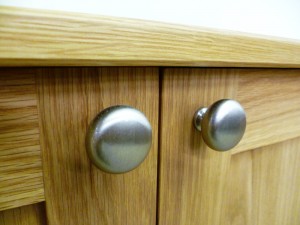 Oak storage cupboard by Mark Williamson Furniture