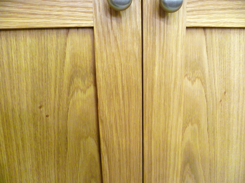 Oak storage cupboard by Mark Williamson Furniture