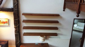 Character gate and shelves by Mark Williamson Furniture
