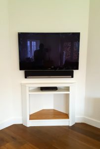 custom TV stand by Mark Williamson Furniture